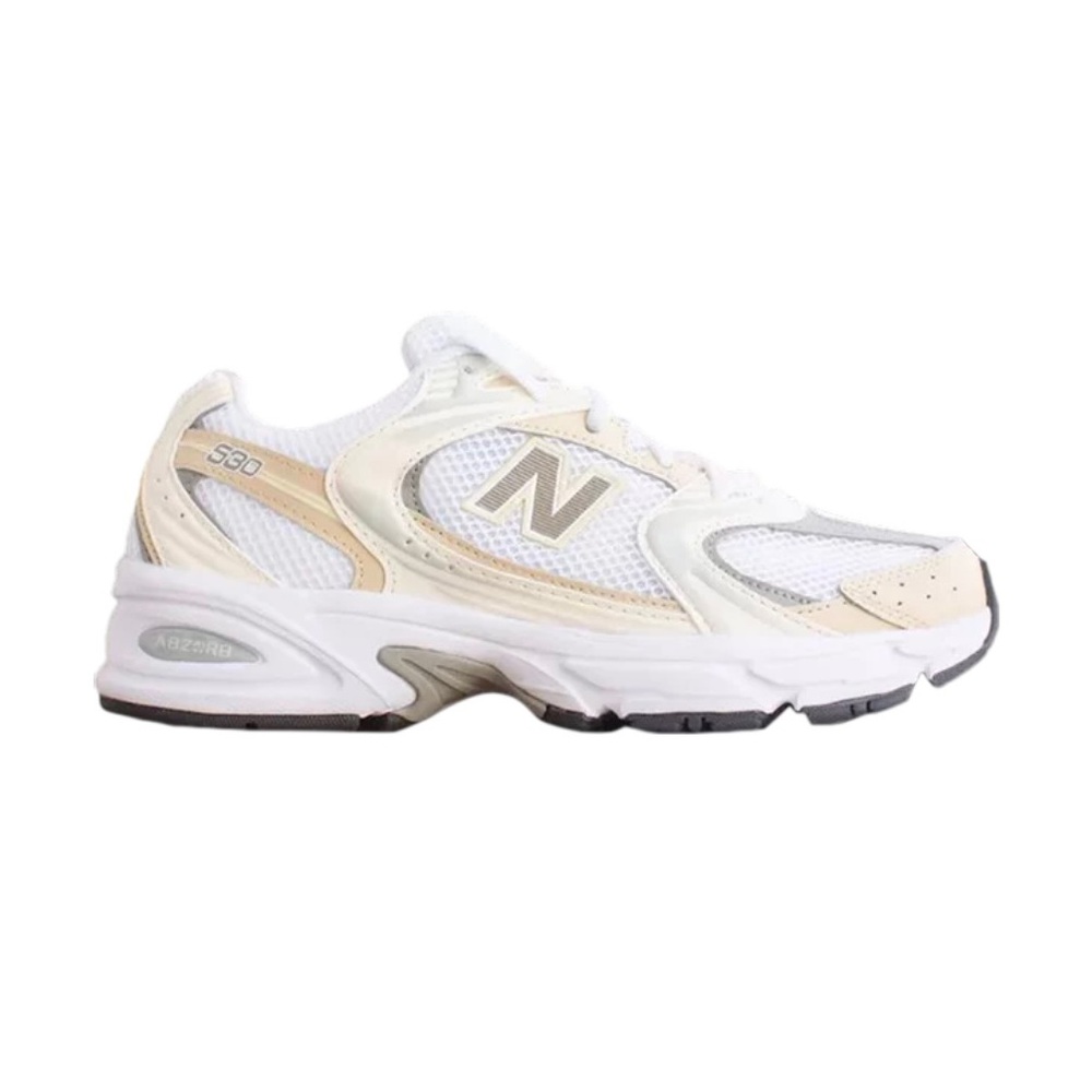NWT New Balance 530 Beige Silver Women’s Size Men 6.5/Women 8 - Picture 2 of 12